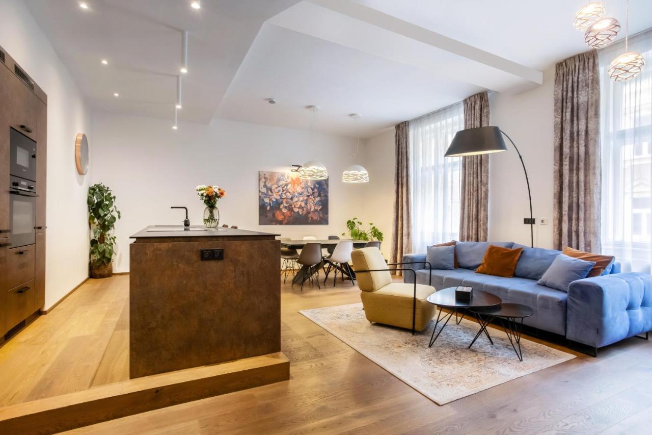 Luxury Prague Riverside Apartment Exterior foto